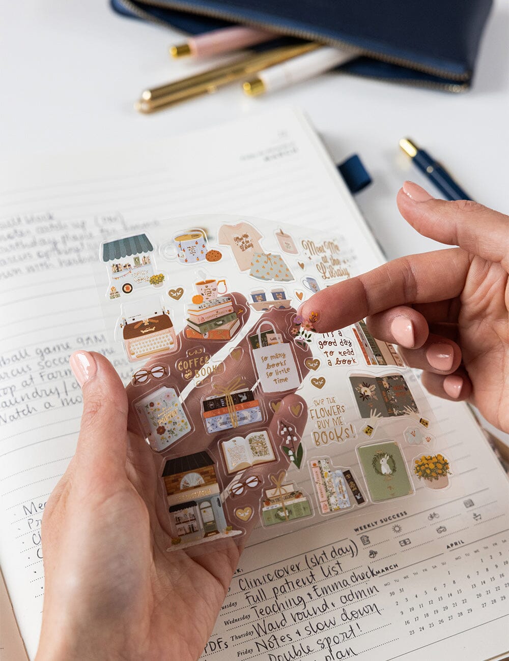Book Lovers Sticker Sheet