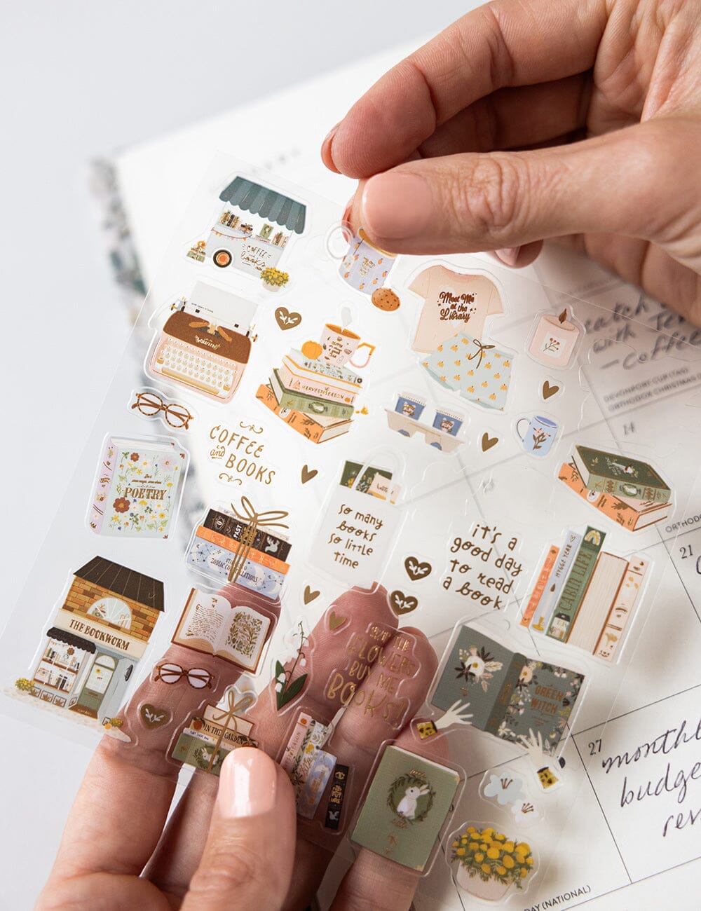 Book Lovers Sticker Sheet