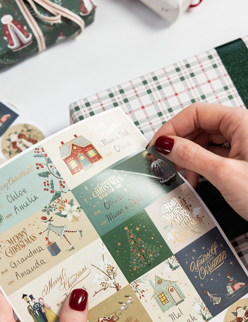 The Christmas Village Sticker Pack - 45 stickers