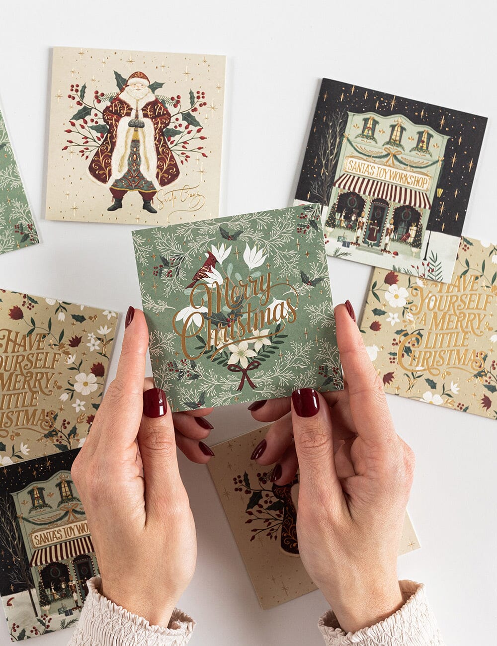 "Merry Christmas Songbird" Small Christmas Card Christmas Cards Bespoke Letterpress