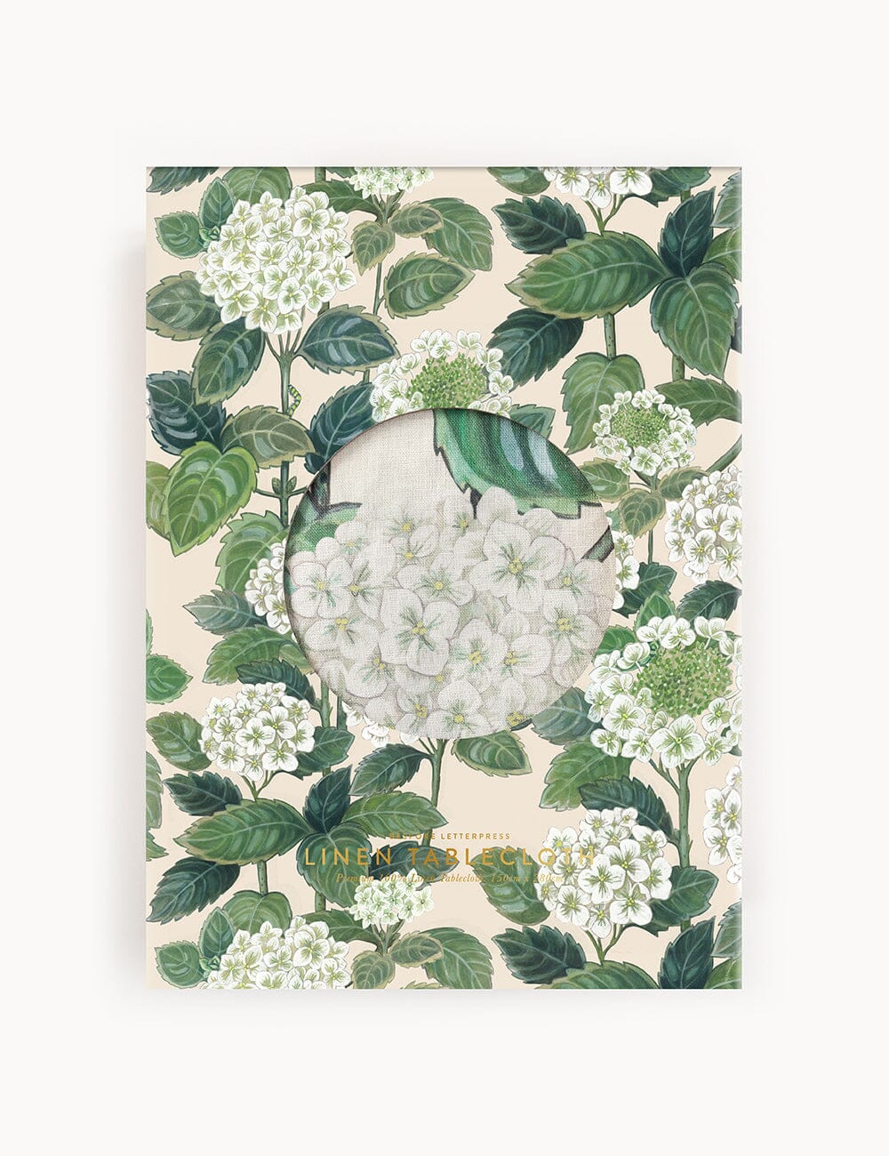 Hydrangea Linen Tablecloth