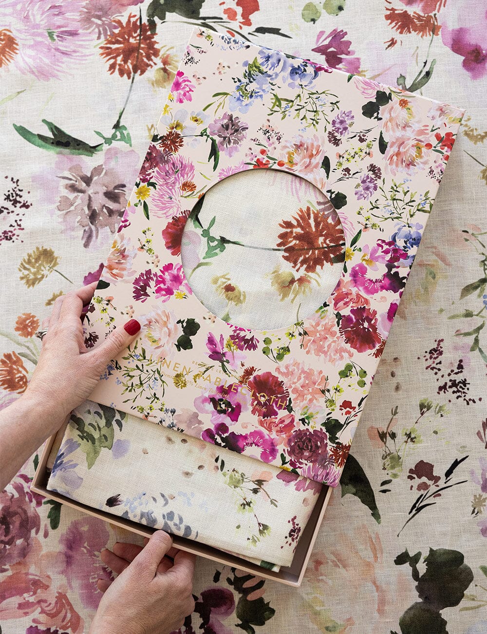Wildflowers Linen Tablecloth