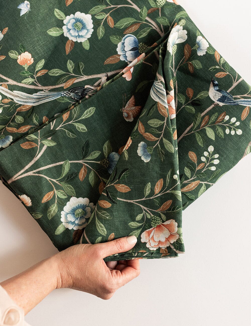 Camellia Tree Linen Tablecloth