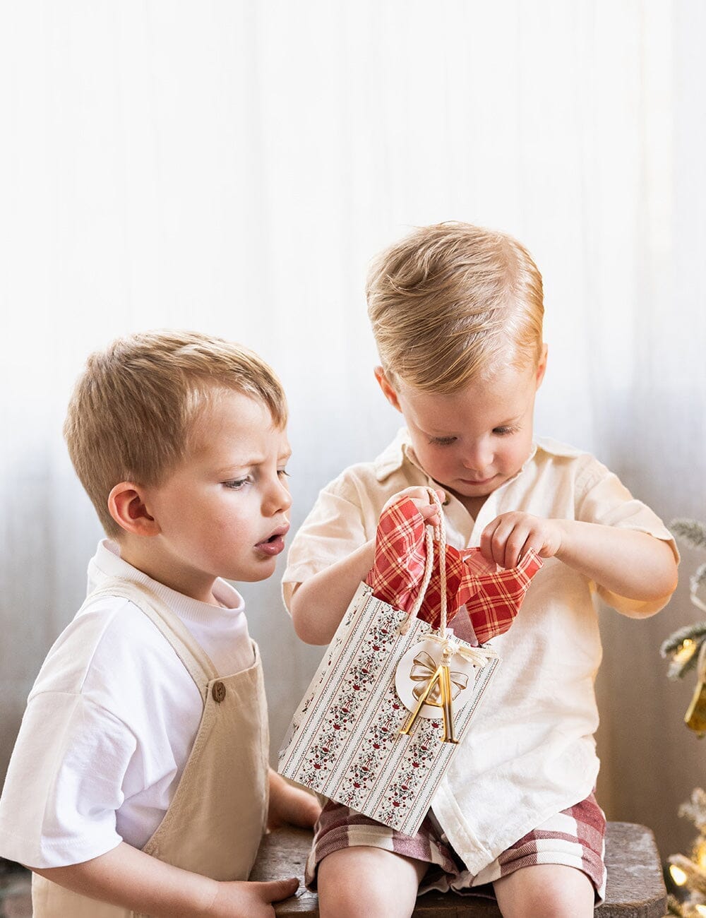 30pk Tissue Paper - Christmas Red Check