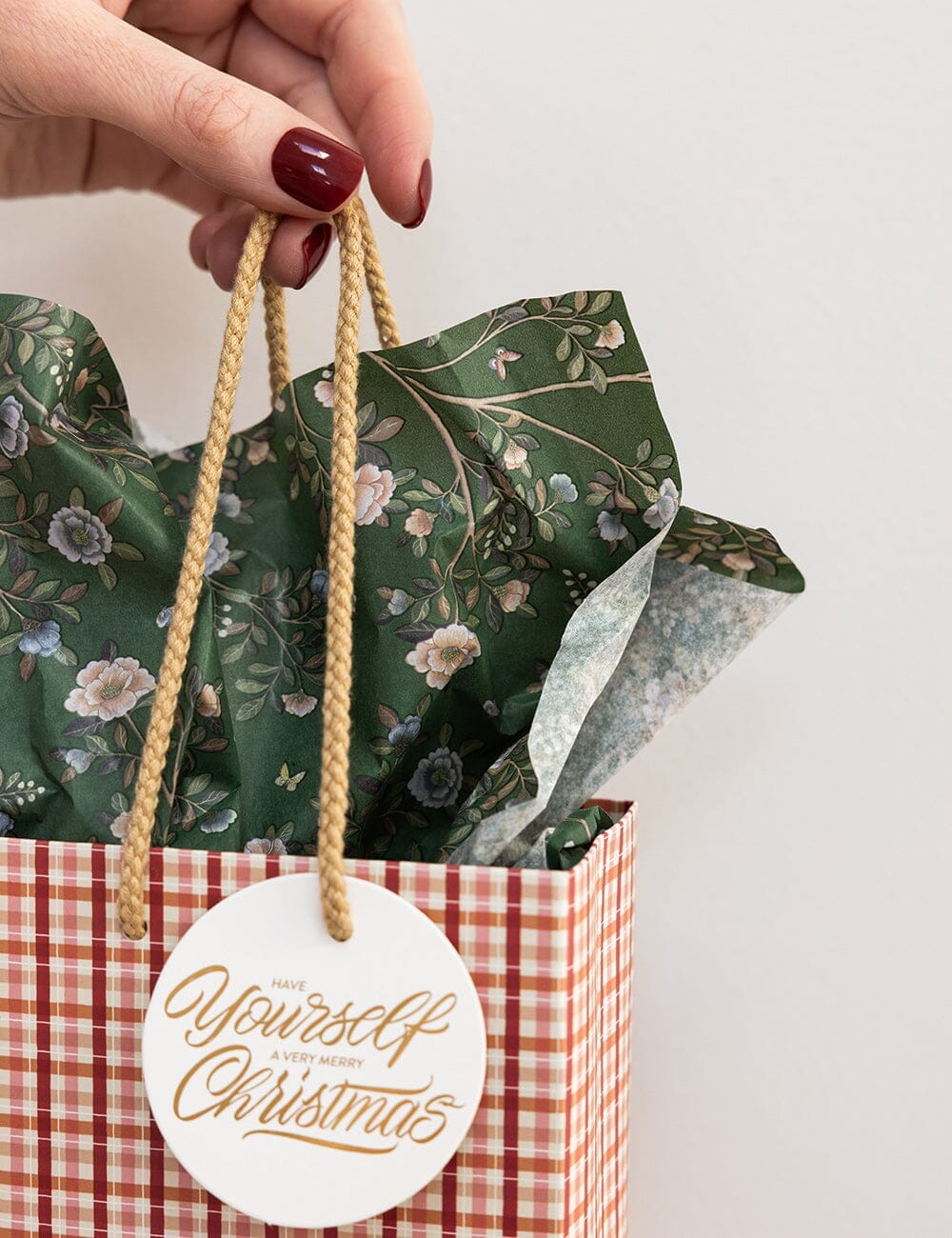 4pk Tissue Paper - Camellia Tree Tissue Paper Bespoke Letterpress
