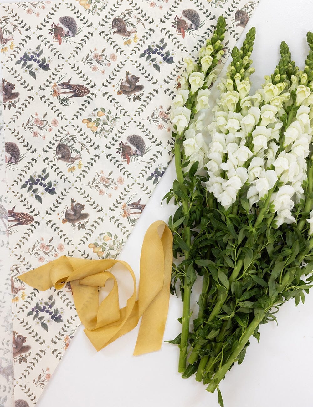 30pk Tissue Paper - Wildflower Trellis Tissue Paper Bespoke Letterpress