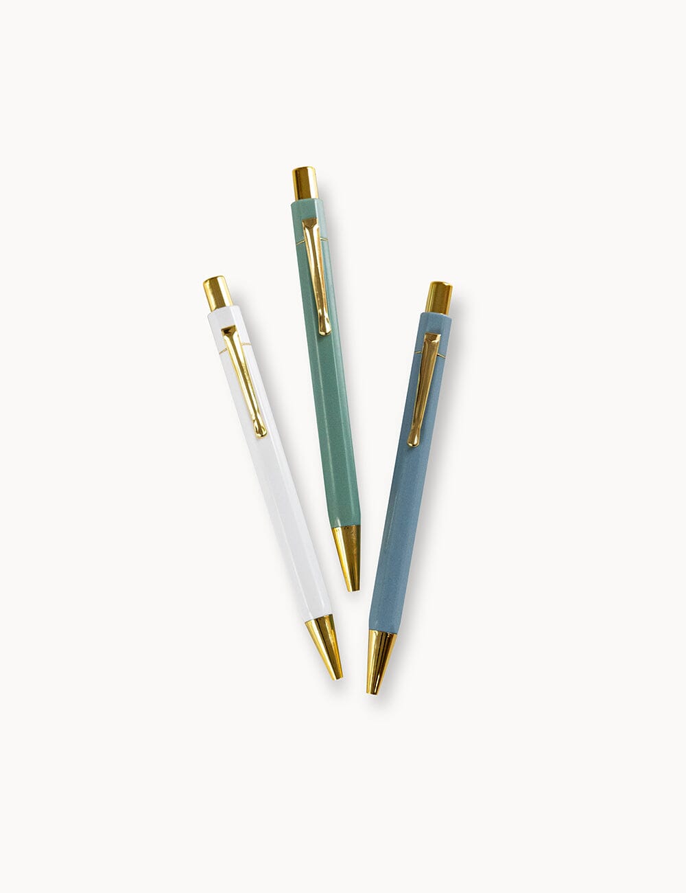 Seaside Trio of Pens (Boxed) Pens Bespoke Letterpress