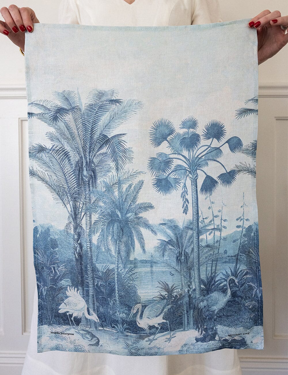 Subcontinent 100% Linen Tea Towel Tea Towel Bespoke Letterpress