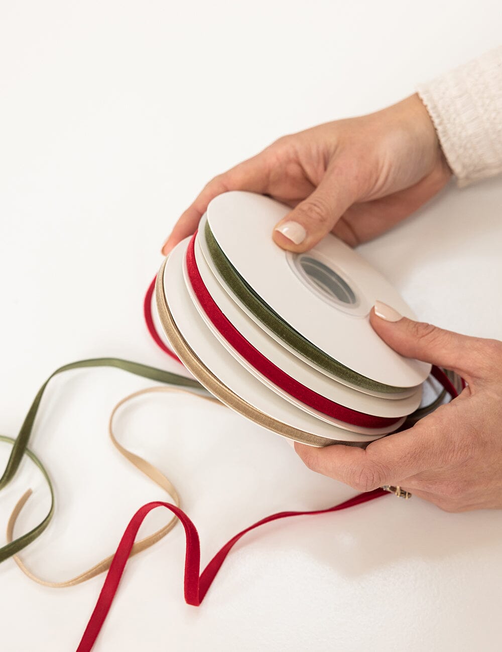 Red Velvet Ribbon 6mm 10 Meters Velvet Ribbon Bespoke Letterpress