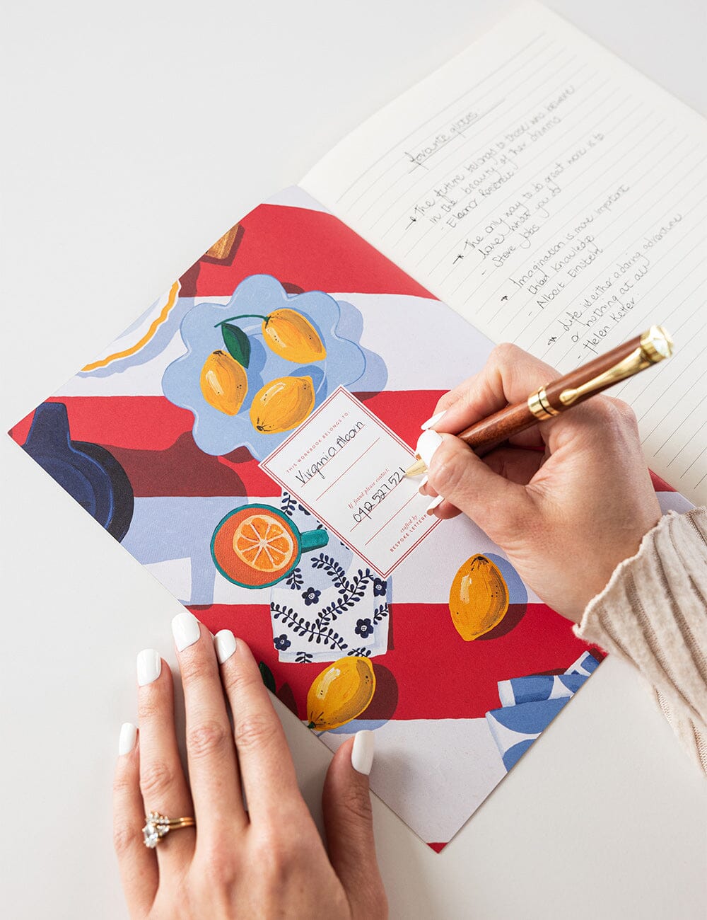 Brunch Workbook Workbook Bespoke Letterpress