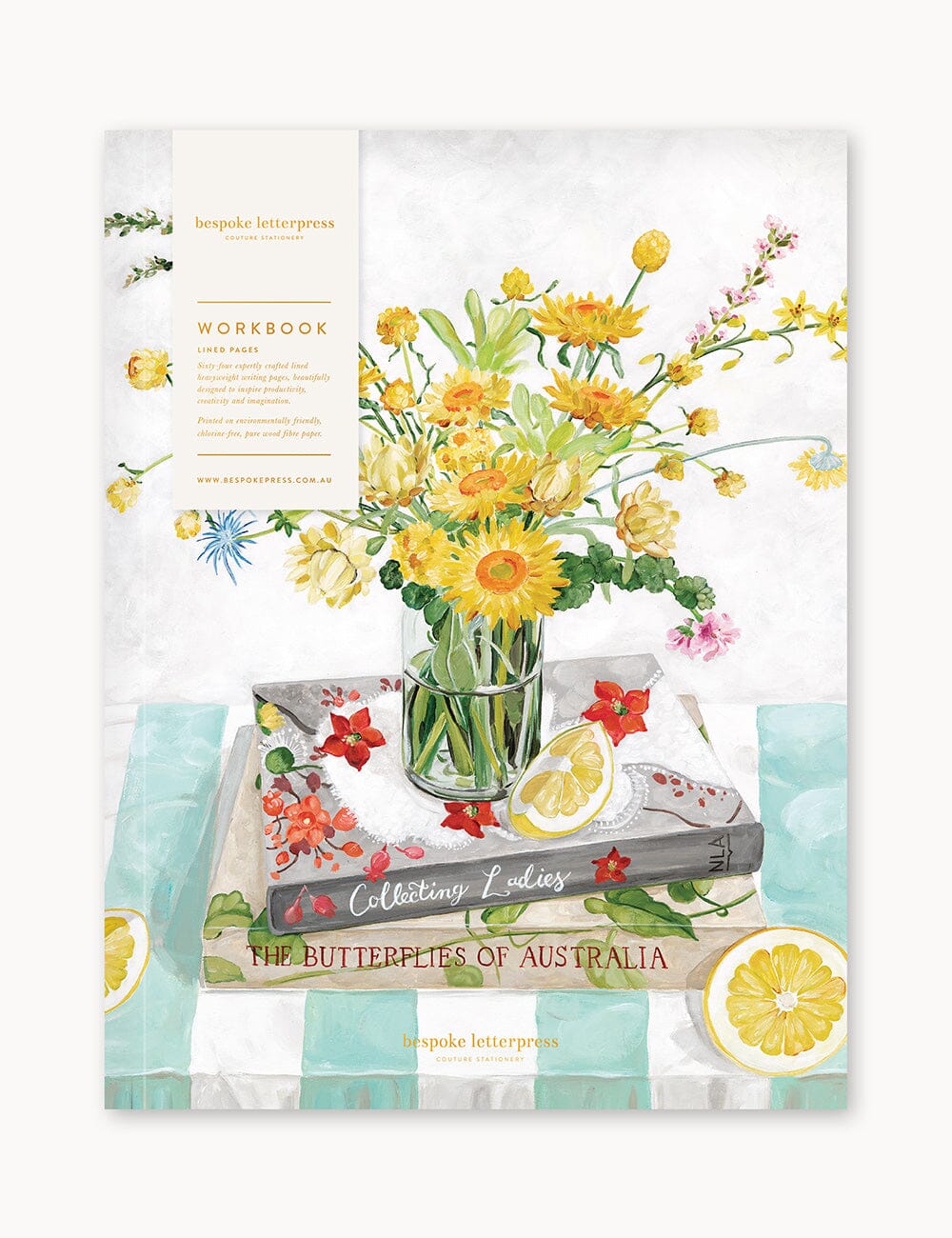 Native Wildflowers Workbook Workbook Bespoke Letterpress