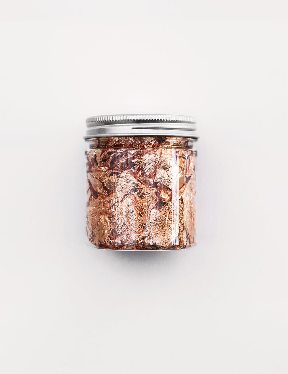 Wax Foil Leaf Jar- Rose Gold Desktop Stationery Bespoke Letterpress