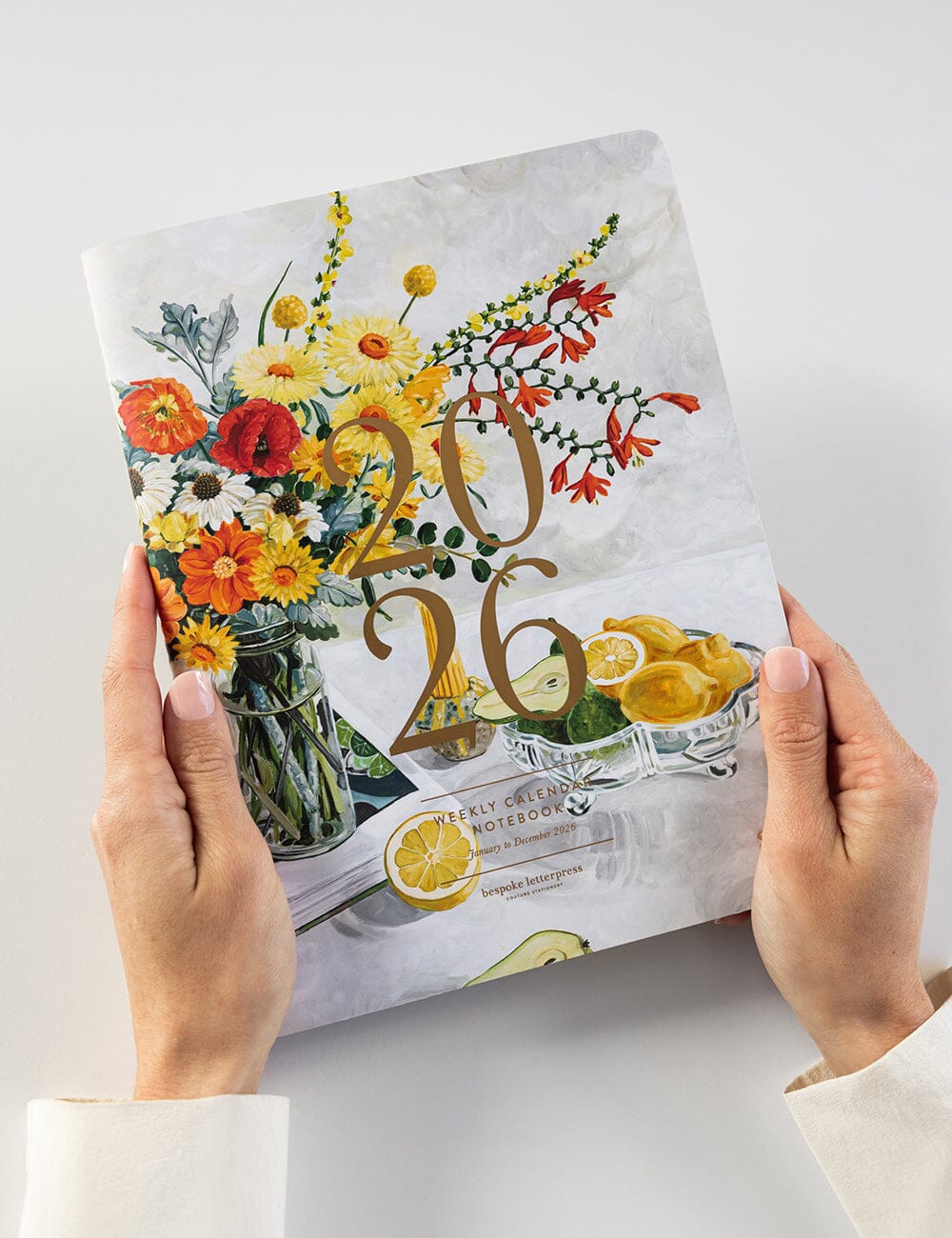2026 Weekly Calendar Notebook Planners Bespoke Letterpress