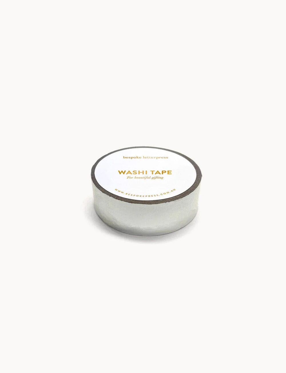 Silver Washi Tape Desktop Stationery Bespoke Letterpress