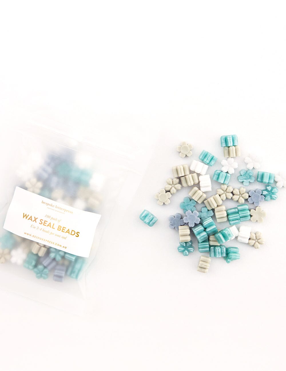 Wax Seal Beads- Winter Bespoke Letterpress