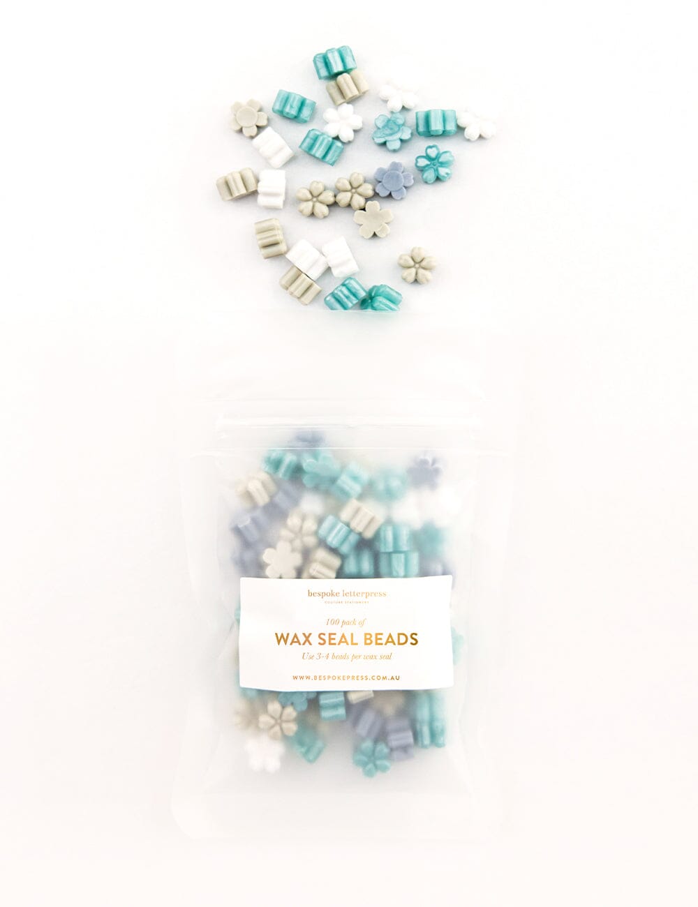 Wax Seal Beads- Winter Bespoke Letterpress