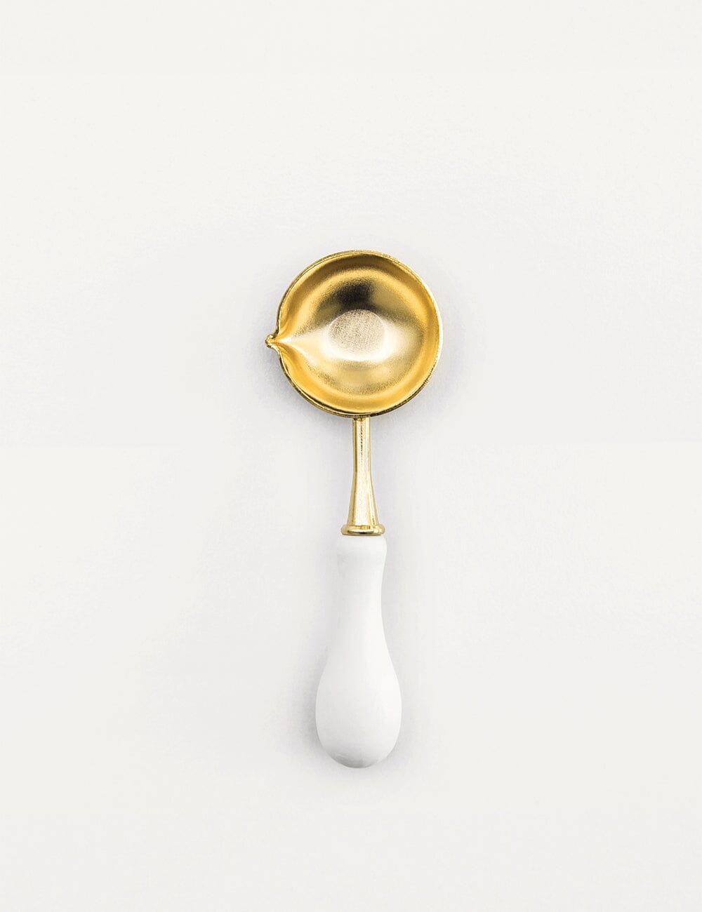Wax Bead Spoon - White Desktop Stationery Bespoke Letterpress