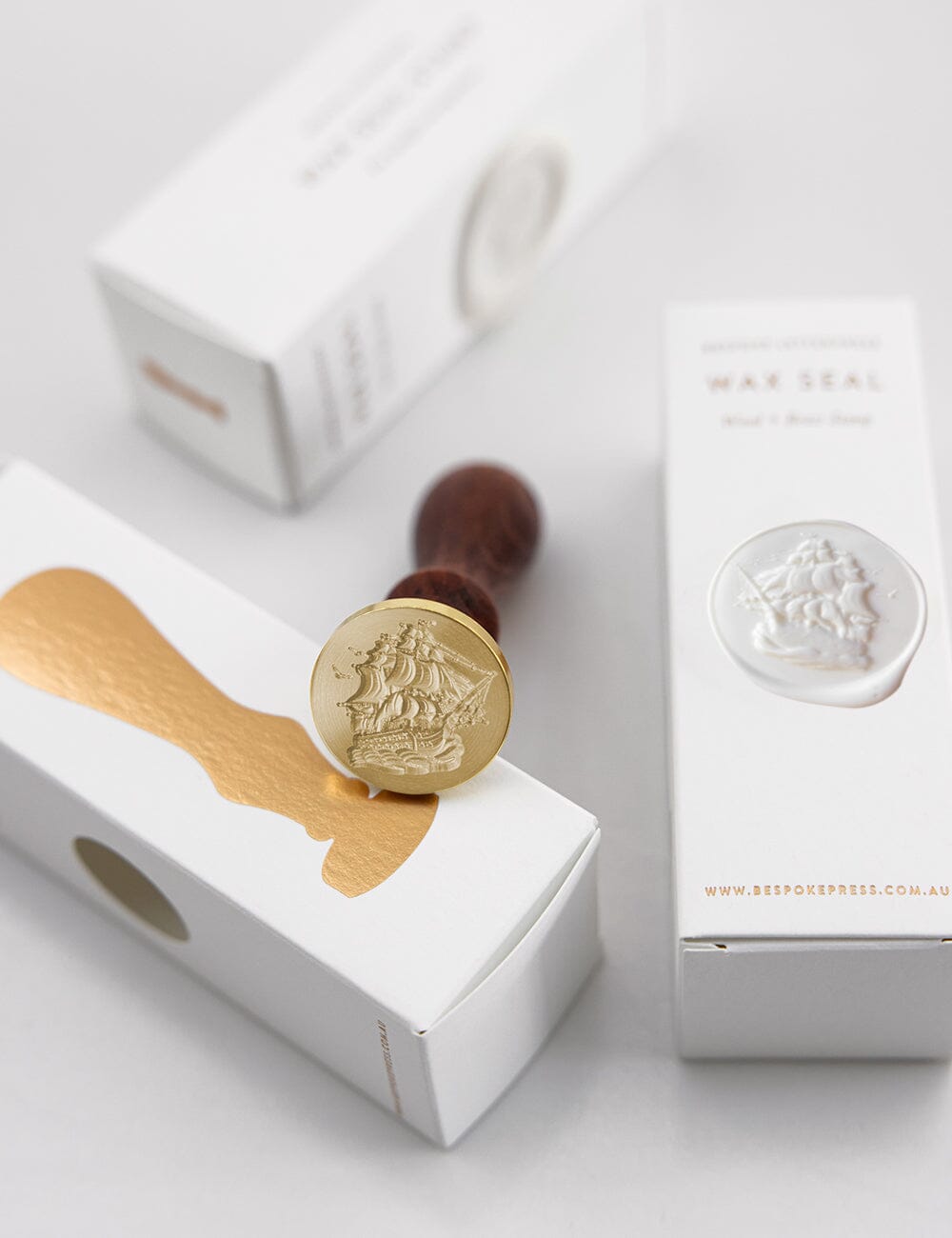 Wax Seal Stamp - Ship Wax Seal Bespoke Letterpress