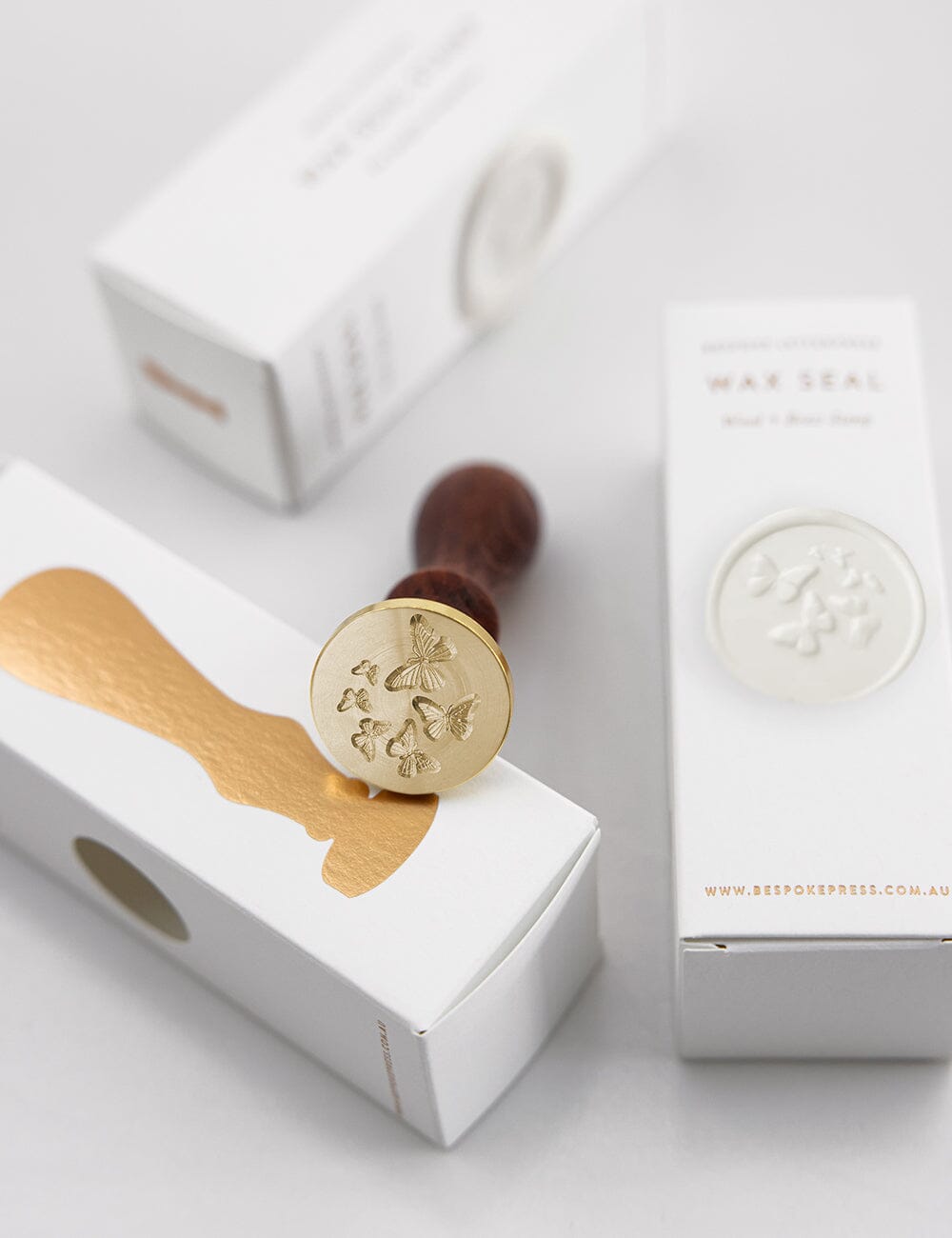 Wax Seal Stamp - Butterflies Wax Seal Bespoke Letterpress