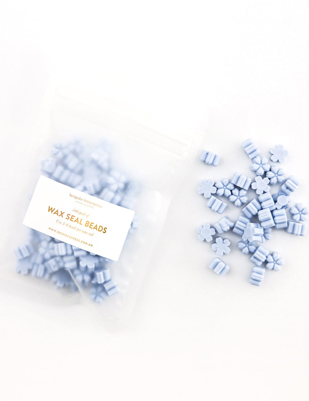 Wax Seal Beads- Wisteria Desktop Stationery Bespoke Letterpress