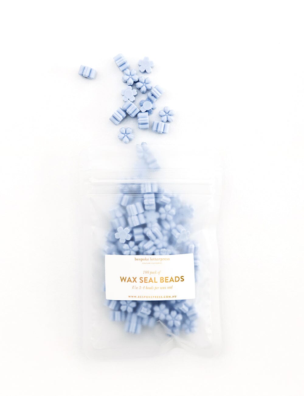 Wax Seal Beads- Wisteria Desktop Stationery Bespoke Letterpress