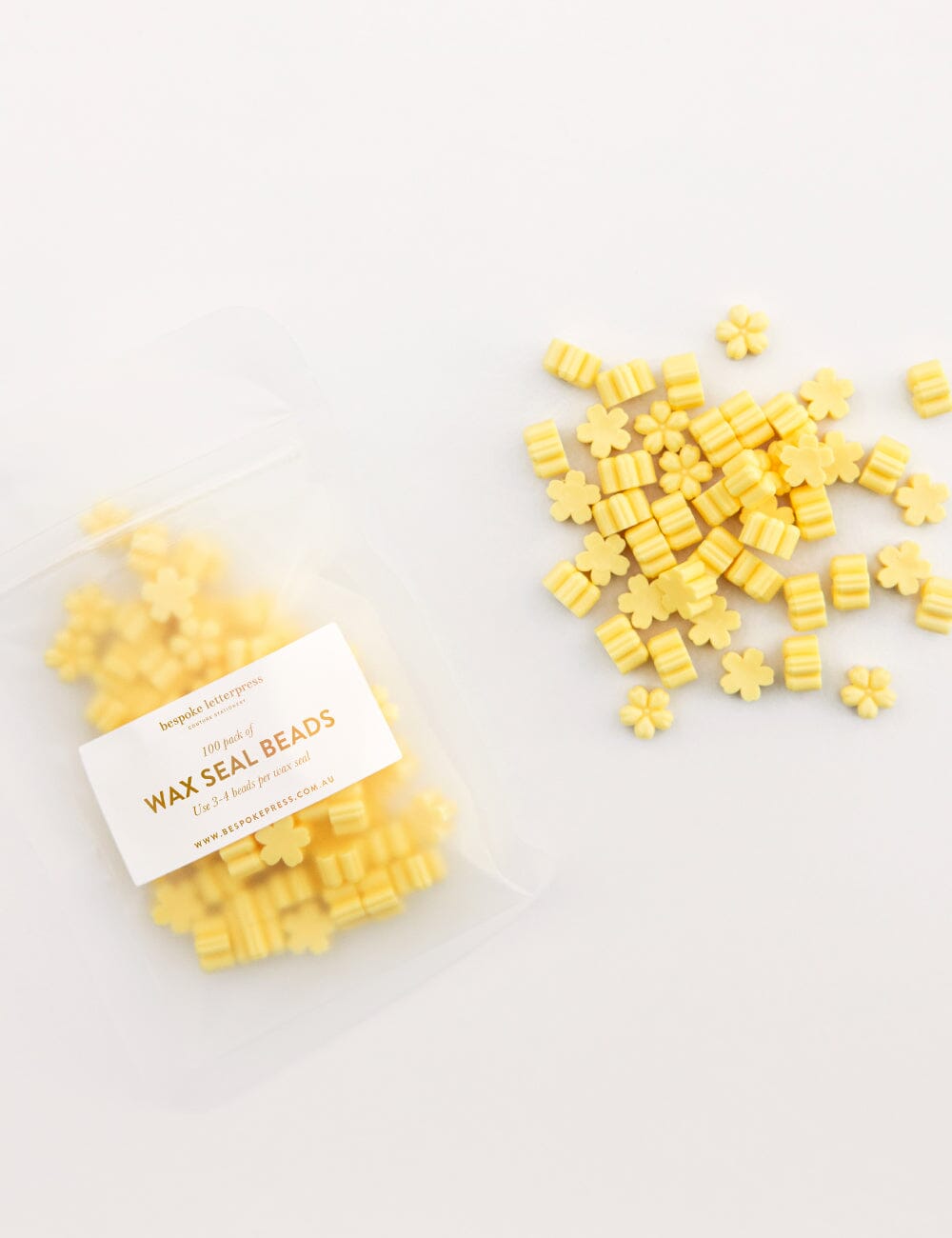 Wax Seal Beads- Citron Bespoke Letterpress