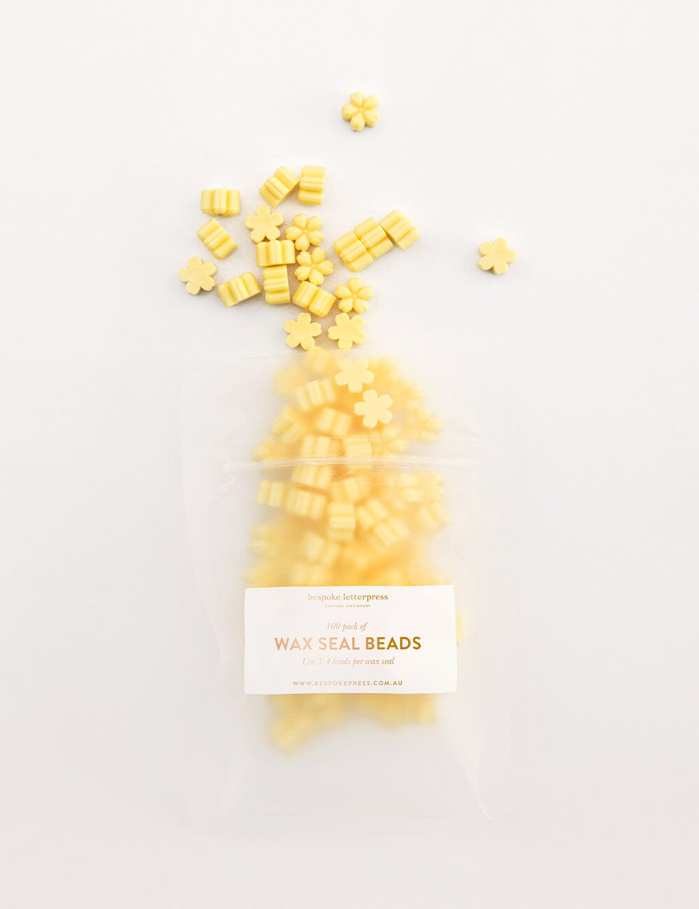 Wax Seal Beads- Citron Bespoke Letterpress