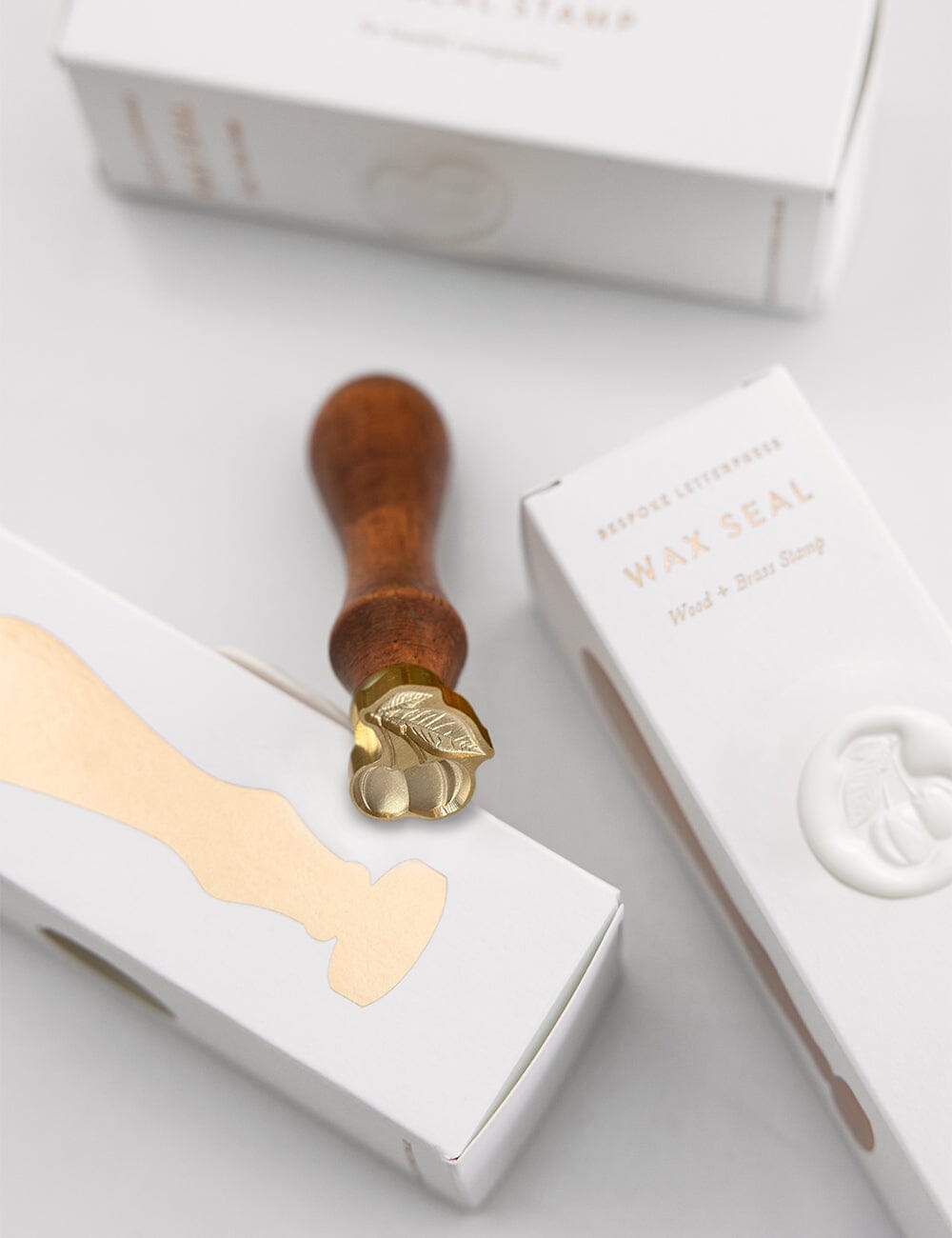 Wax Seal Stamp - Cherries External Bespoke Letterpress