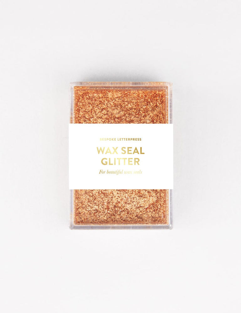 Wax Seal Glitter- Copper Wax accessories Bespoke Letterpress 