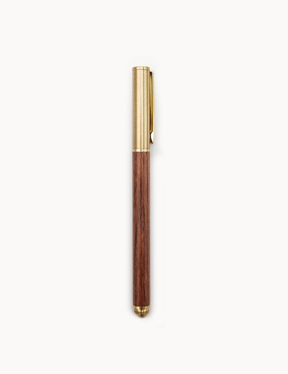 Wood Brass Pen (Boxed) Pens Bespoke Letterpress