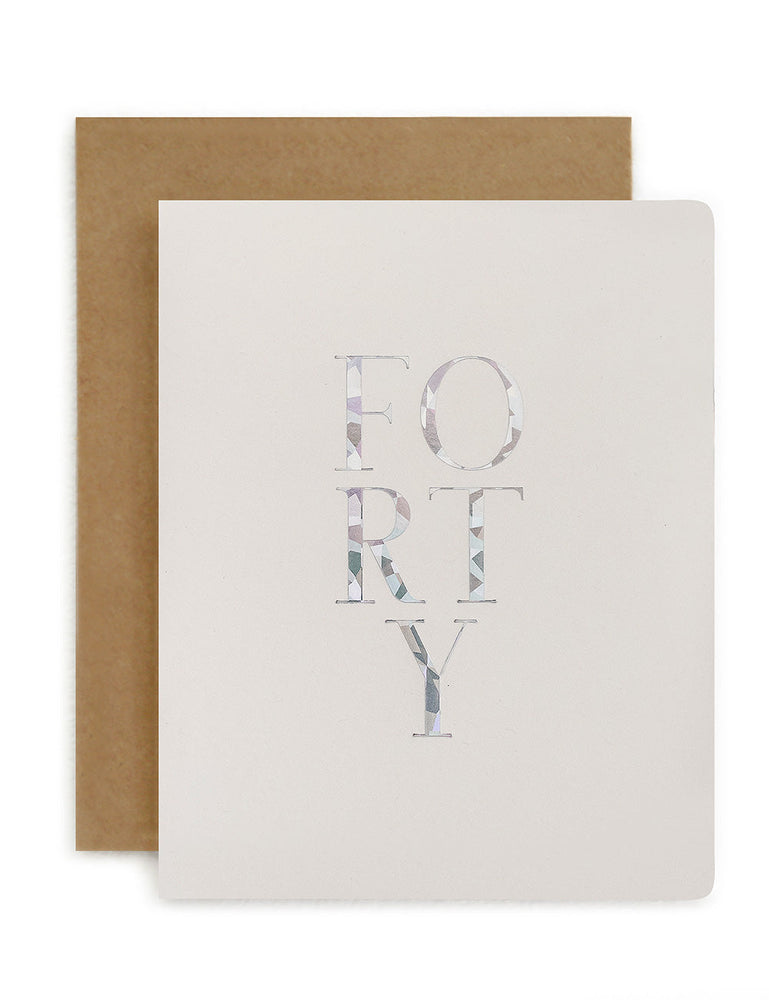 Forty (40) Greeting Card