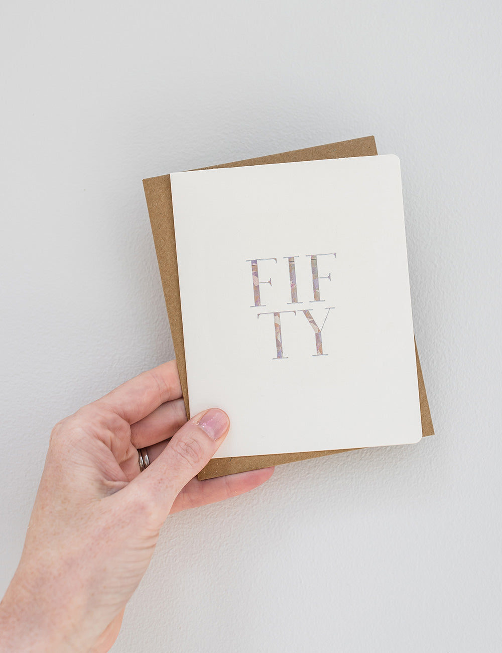 Fifty (50) Greeting Cards Bespoke Letterpress