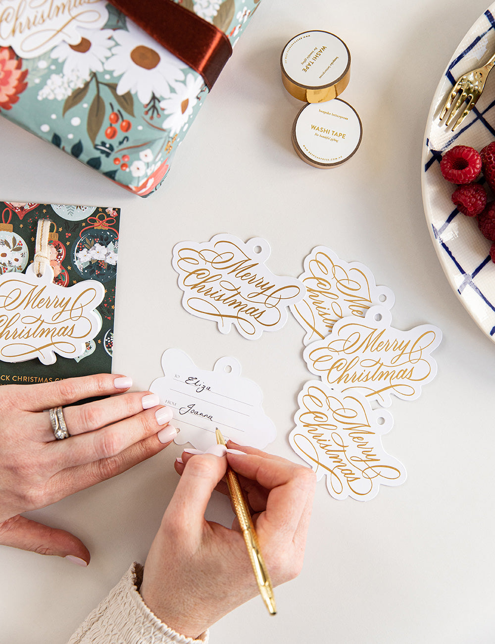 6pk Gift Tags Merry Christmas