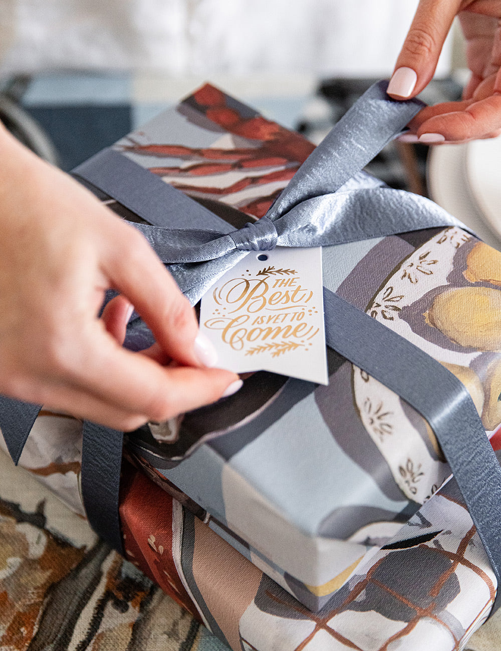 6pk Christmas Gift Tags The best is yet to come
