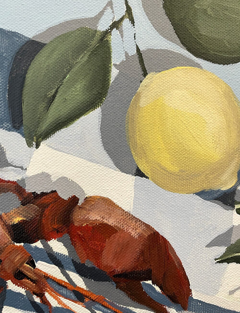 "Citrus & Fruit" Original Whitney Spicer Artwork 50 x 60cm Bespoke Letterpress 