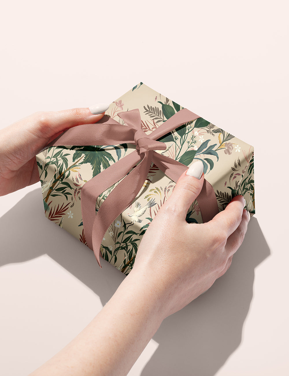 Flamingos / Herons 6pk Gift Wrap Bespoke Letterpress