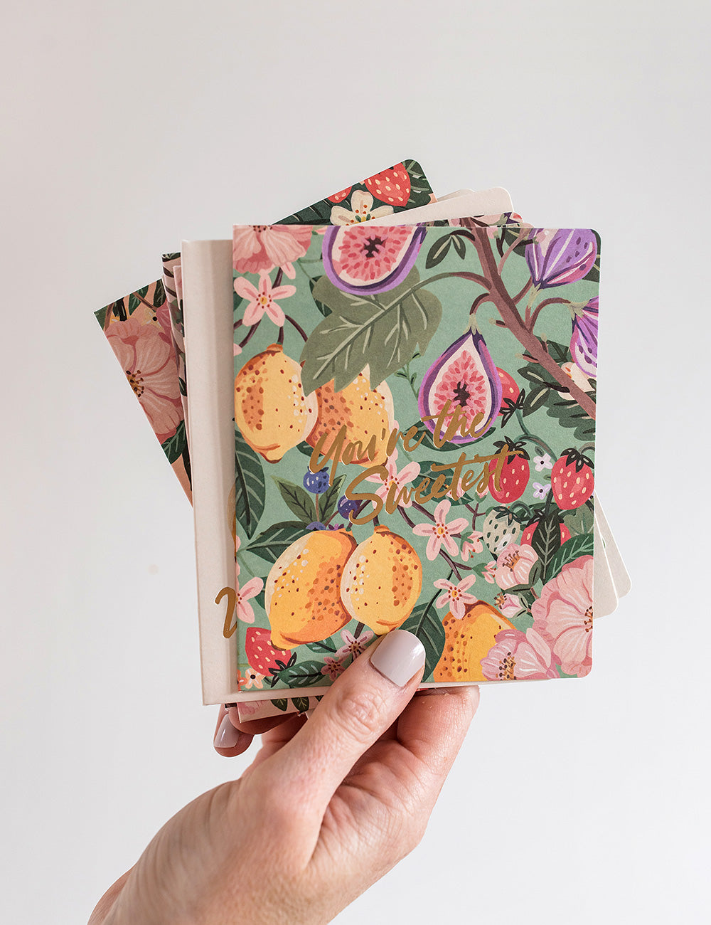 You're The Sweetest - Summer Fruits Greeting Cards Bespoke Letterpress