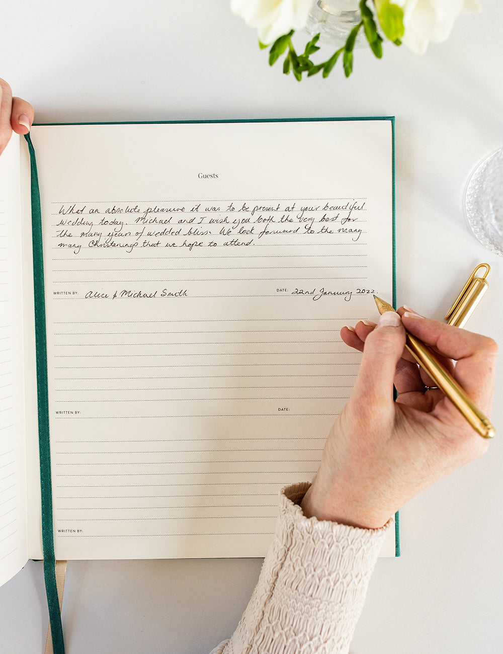 Guest Book - Juniper Journals Bespoke Letterpress
