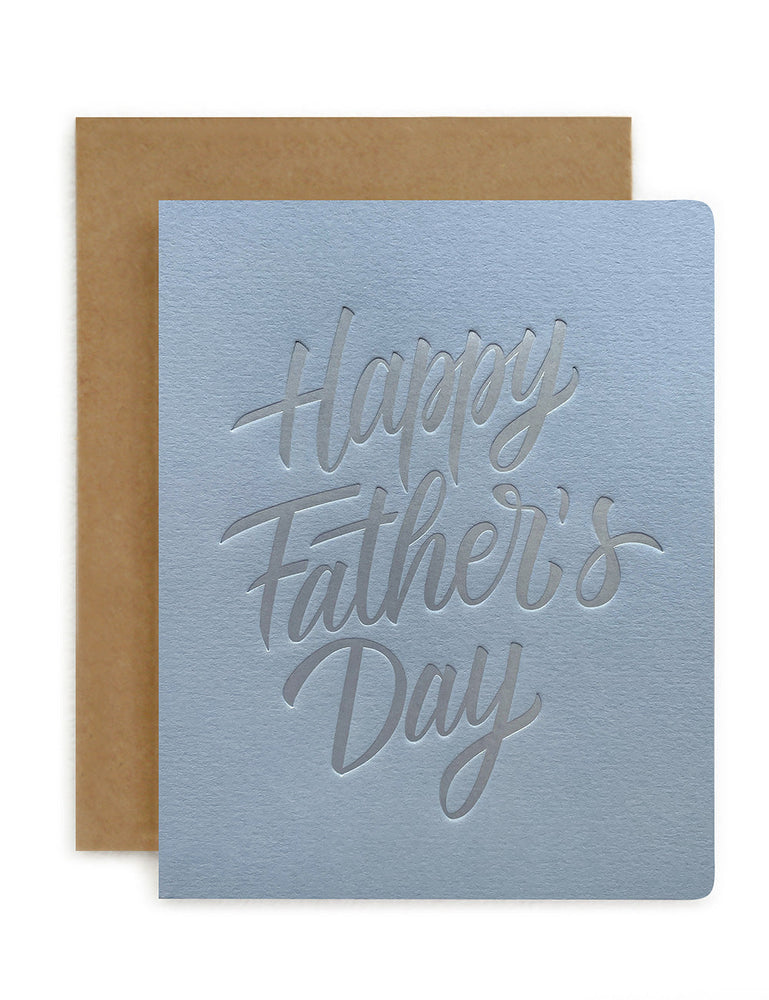 Happy Father's Day Greeting Cards Bespoke Letterpress 
