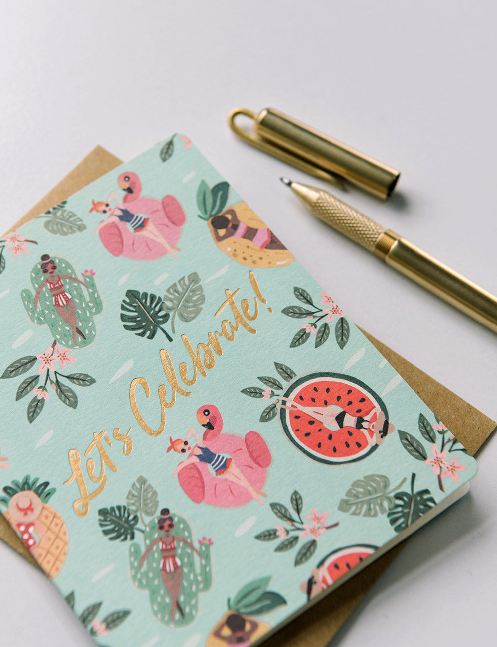 Let's Celebrate Greeting Cards Bespoke Letterpress