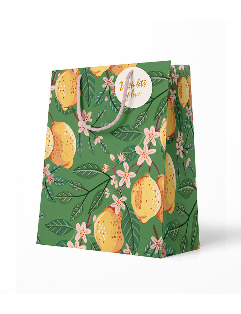 Medium Gift Bag - Lemons