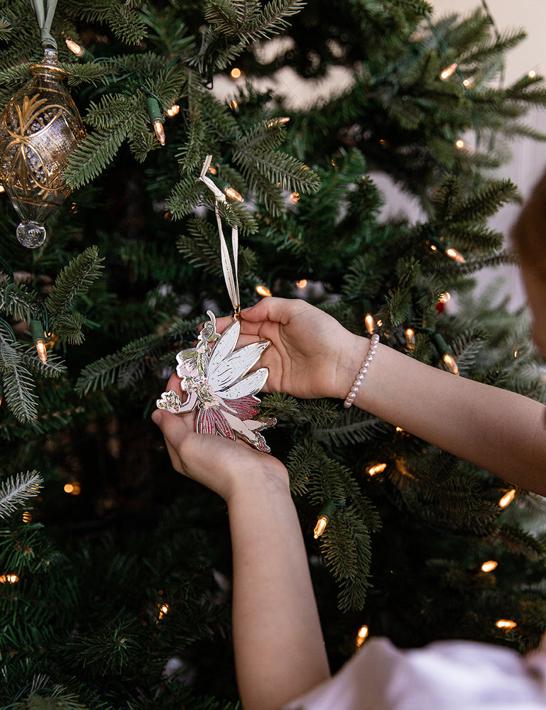 Ornament Sugar Plum Fairy Christmas Ornaments Bespoke Letterpress 