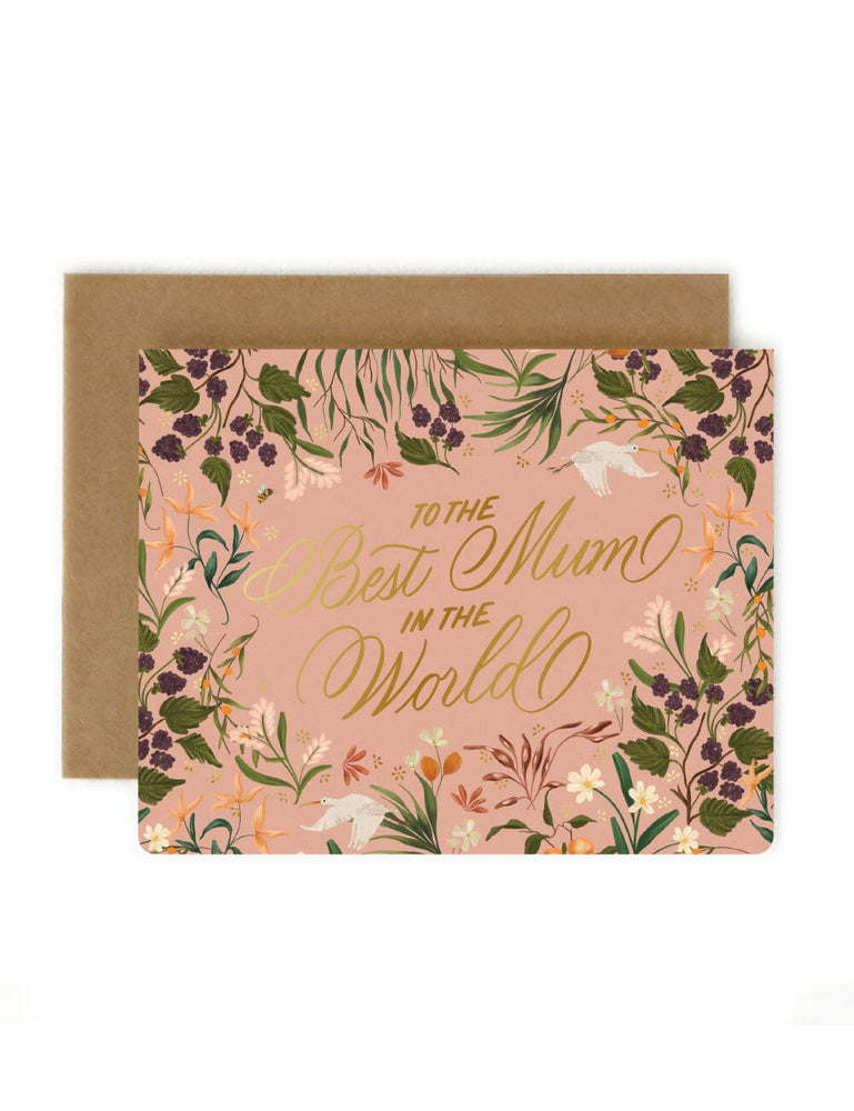 To The Best Mum In The World Greeting Card
