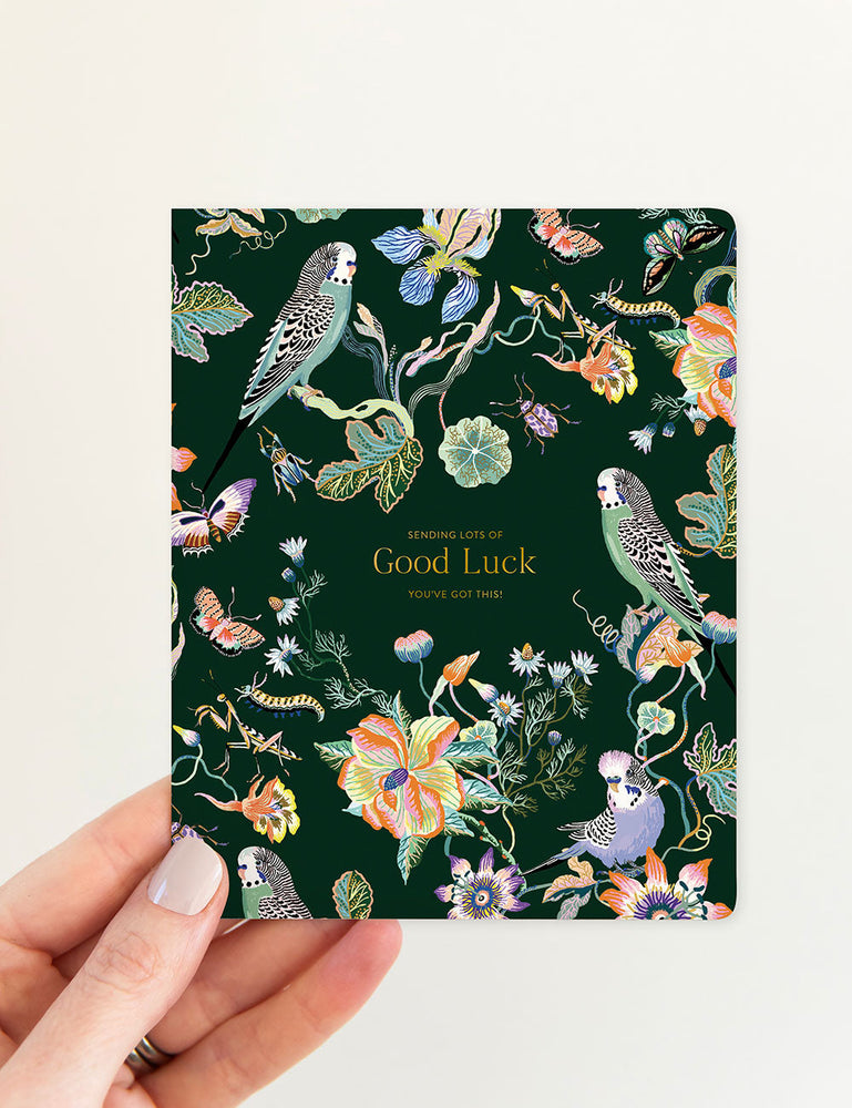 Good Luck - Wondergarden Greeting Cards Bespoke Letterpress 
