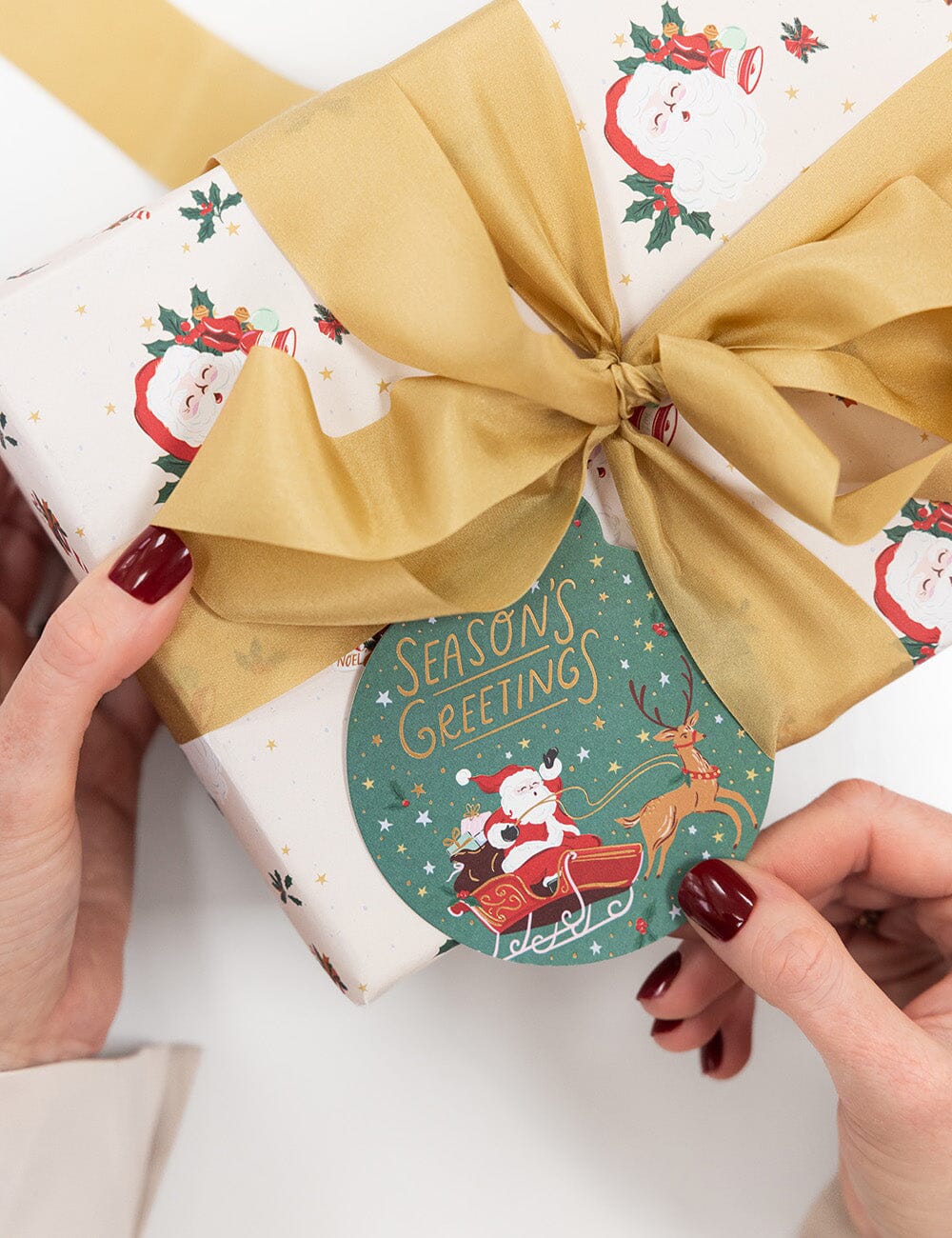12 Pack Bauble Gift Tag - Season of Joy