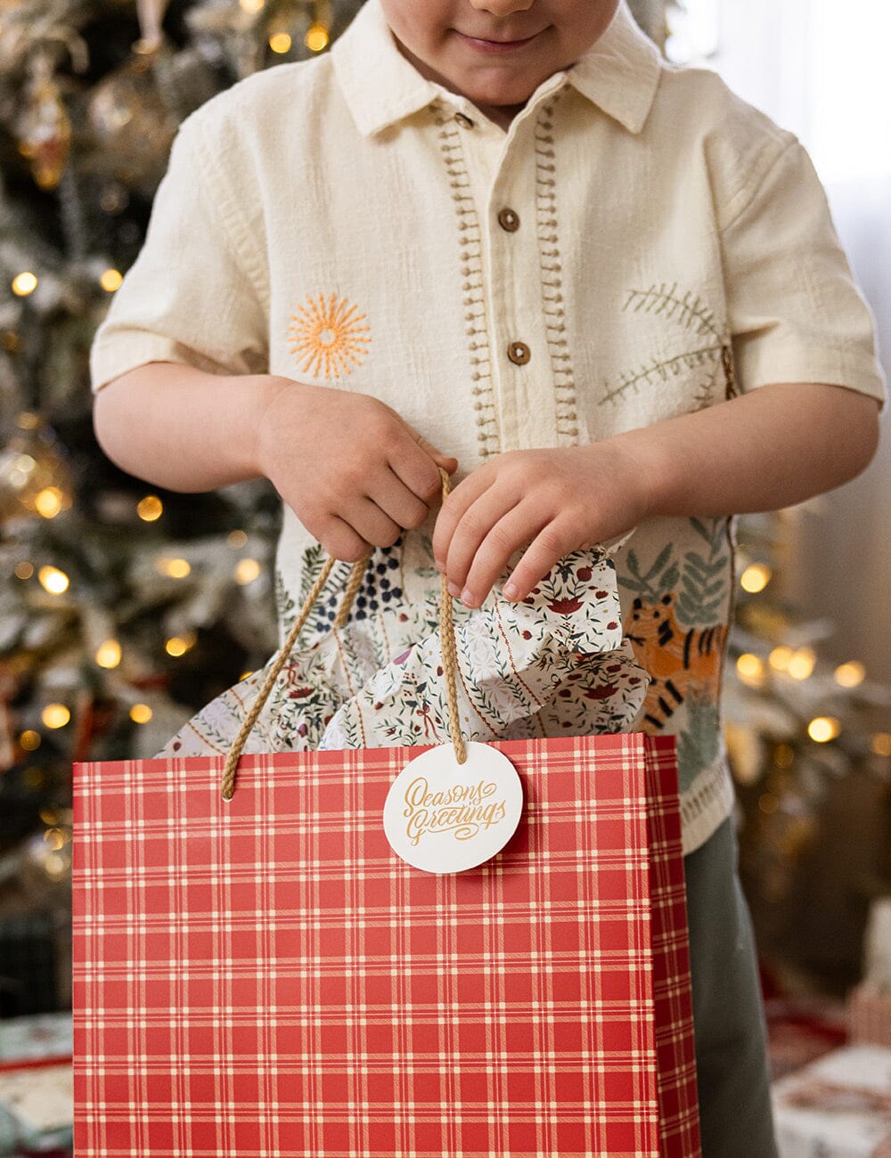 30pk Tissue Paper - Festive Florals