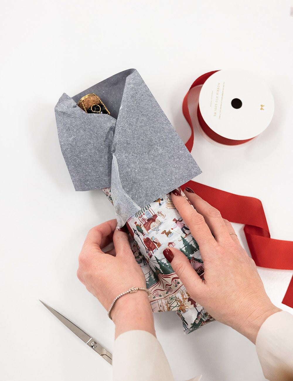 30pk Tissue Paper - Christmas Market