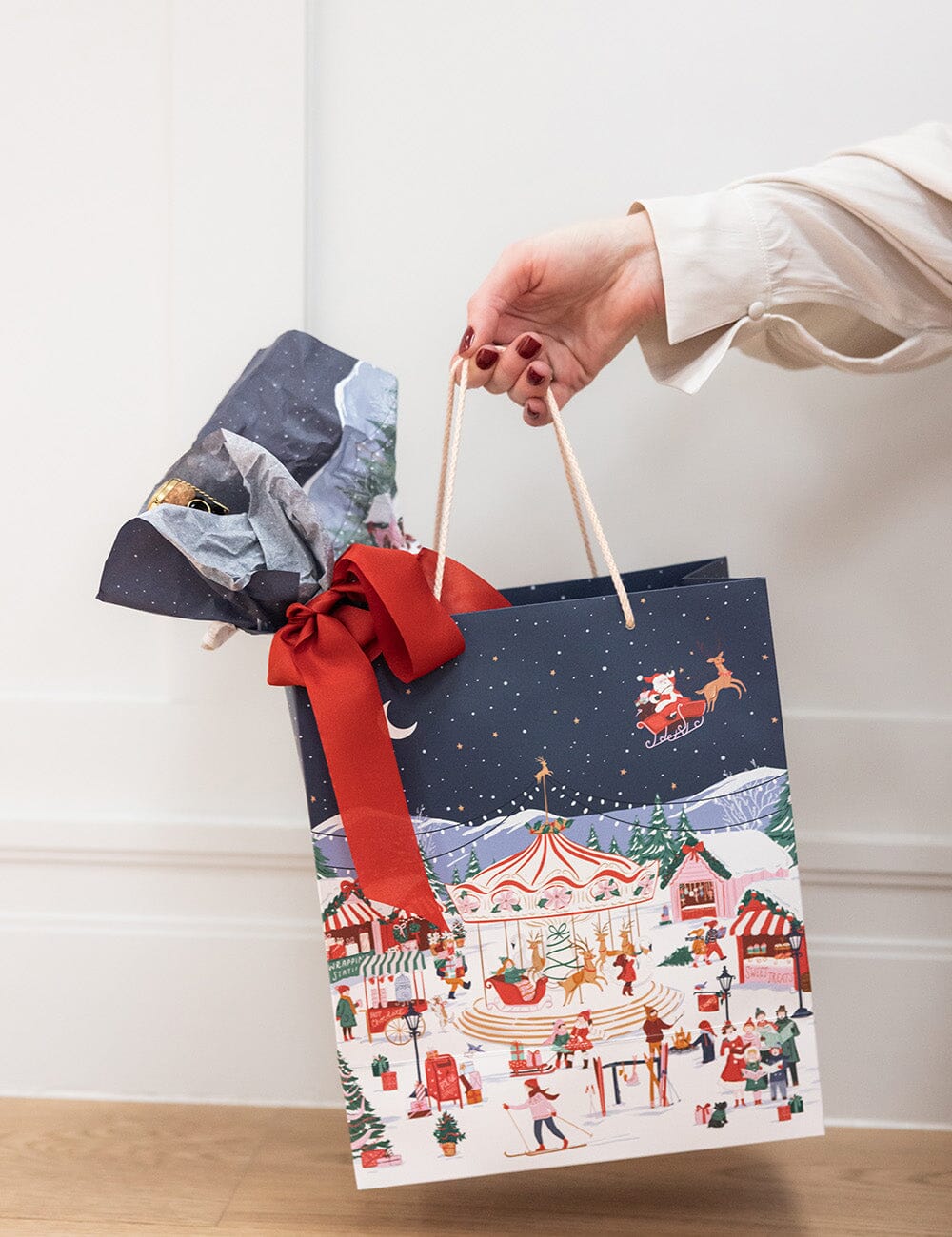 30pk Tissue Paper - Christmas Market