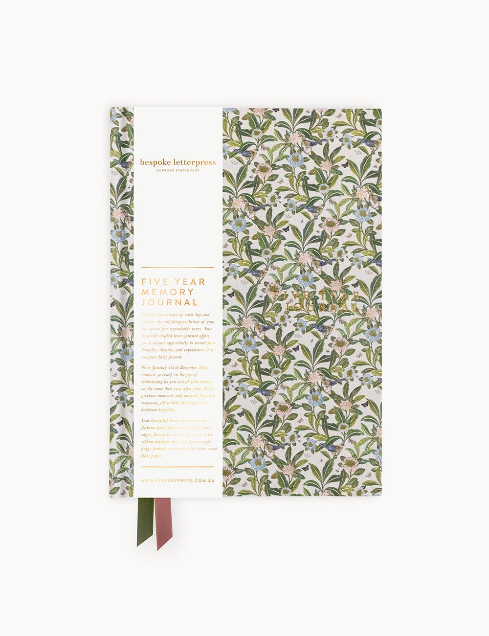 Summer Garden 5 Year Journal