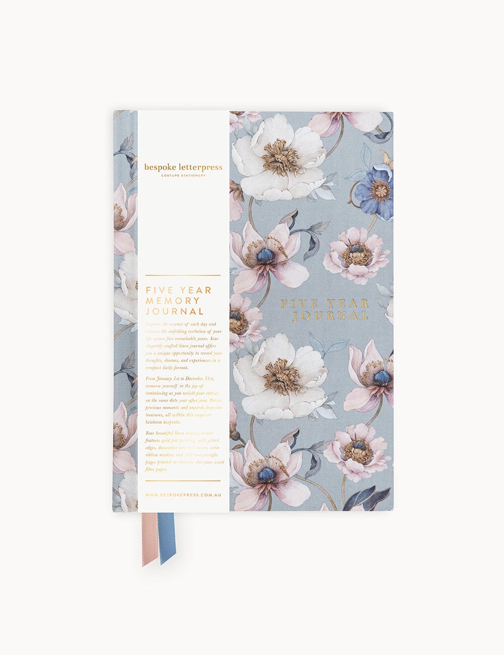 Sussex Gardens 5 Year Journal Journals Bespoke Letterpress 